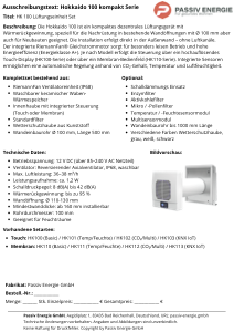 Ausschreibungstext HK100